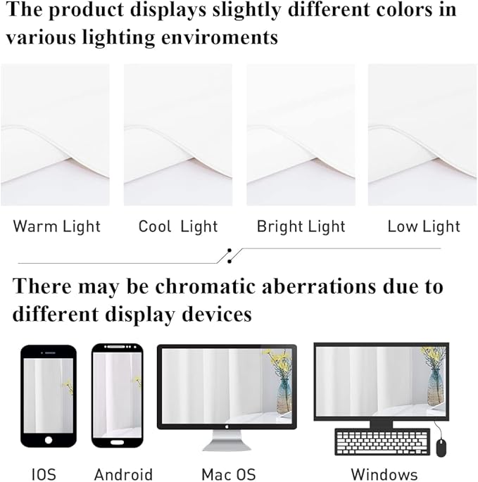 StangH White Velvet Curtains for Bedroom - Privacy Protect Light Dimming Window Curtains for Nursery Kids, Elegant Home Decors for Living Room, W52 x L84, 2 Panels
