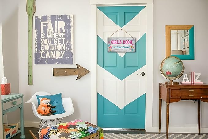Personalized Name's Pretty Pink-text flower-butterfly girls-only decor Nursery Kid's Children's Girls Bedroom Door Sign Wood Plaque Sign Wall Decor Gift