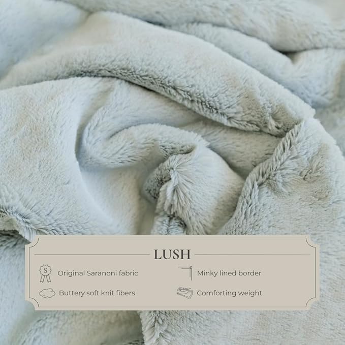 SARANONI Luxury Lush Kids Blanket | Ultra-Soft & Cozy Plush Comfy Blankets for Kids & Teens | Clay - 40” x 60”