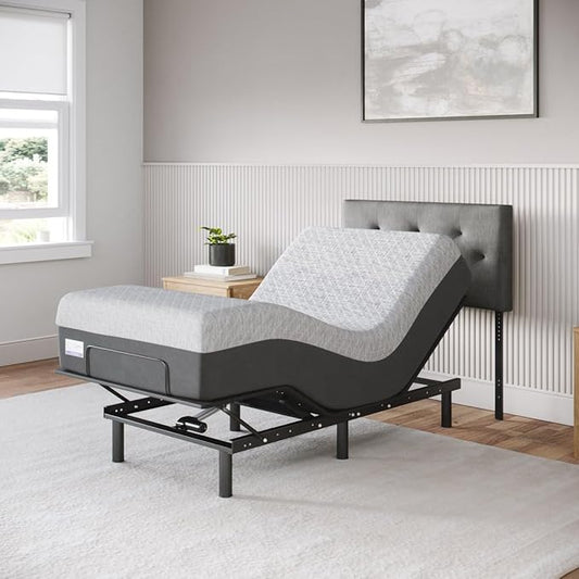 Celestial Sleep Aurora Adjustable Bed Base (Frame Only), Easy Assembly, Head and Foot Lift, Zero Gravity, Memory Positions - Twin XL