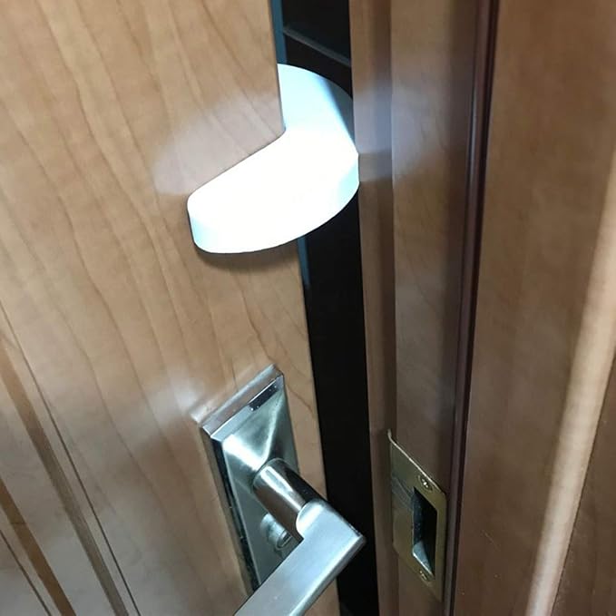 Door Pinch Guard （6 Pack） Baby Door Slam Stopper, Soft Foam Door Stopper. Prevents Finger Pinch Injuries, Slamming Doors, and Child or Pet from Getting Locked in Room