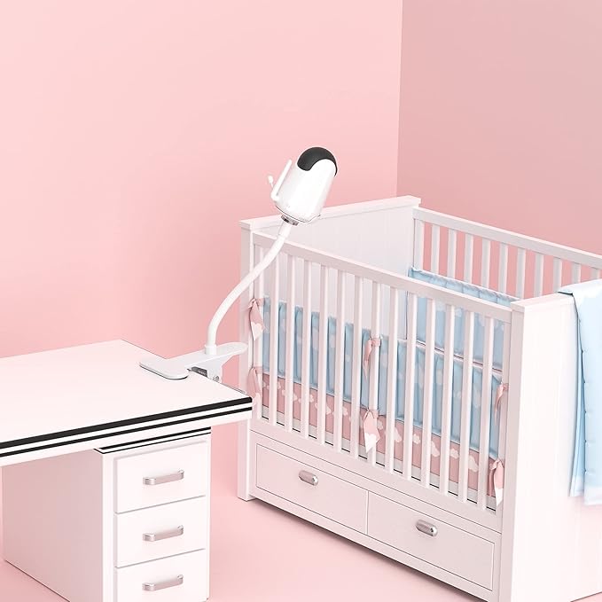 Baby Monitor Stand for VAVA and Hipp, Baby Camera Holder Flexible Baby Camera Mount Shelf for Crib Nursery