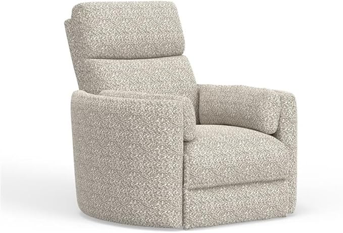 Pemberly Row Contemporary Power Swivel Glider Recliner (Two Pack) with USB Charging Ports and 2 Comfort Pillows for Living Room
