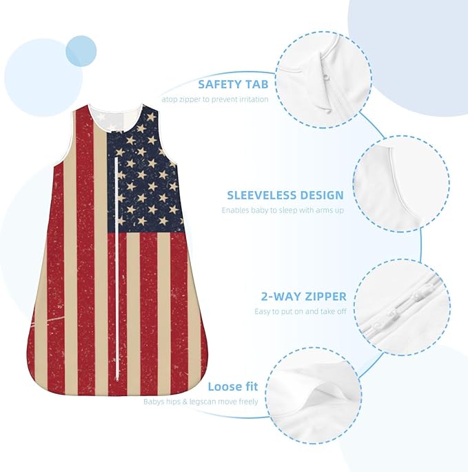 Baby Sleep Sack Sleeveless Sleeping Bag Wearable Blanket Soft Breathable Toddler Sleep Bag Colorful Dinosaur