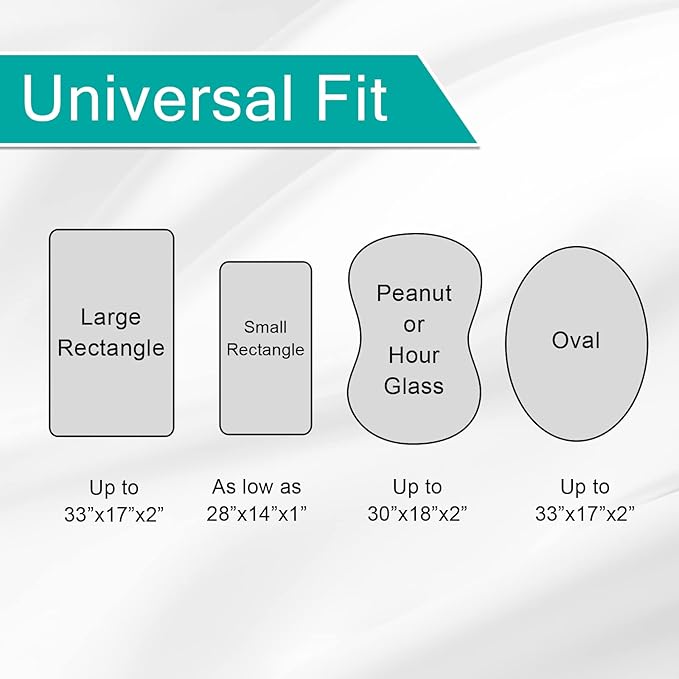 Bassinet Sheets Fit for Rectangle, Hourglass or Oval Bassinet Mattress, Universal Fitted Sheet Set for Various Bassinet Mattress Pad, 2 Pack, Ultra Soft Microfiber Sheets, White & Navy