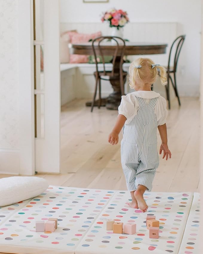 House of Noa Foldable Baby Tumbling Mat – Foldable Kids Play Mat | Durable, Stylish, and Cushioned Design