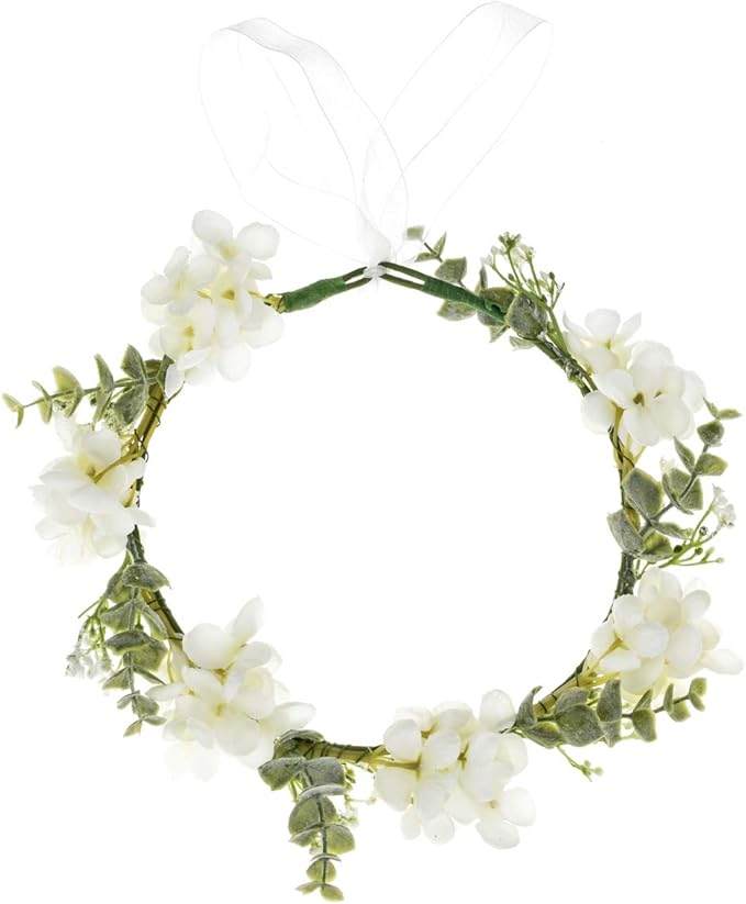 Floral Fall Camellia Flower Crown Rose Headpiece Wedding Bridal Flower Girl Halo Maternity Photo Props FL-03