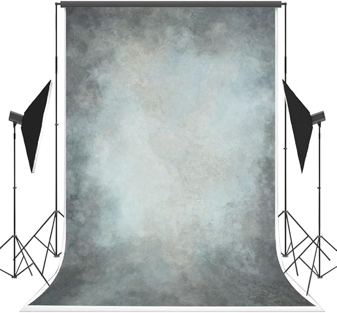 5x7ft Baby Show Photography Backdrops Grey Abstract Photo Booth Prop Background for Studio Prop Happy Birthday Backdrop
