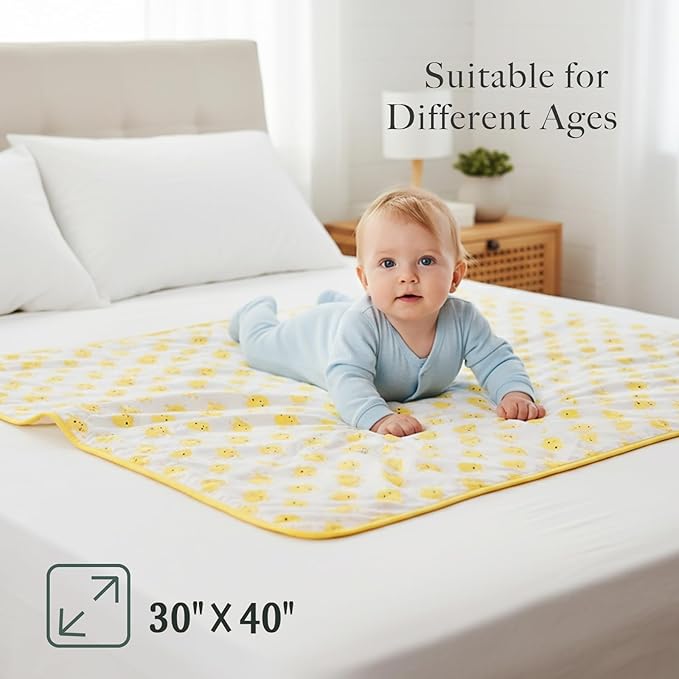 Supersoft Baby Blankets for Girls Boys, Rayon Made from Bamboo Baby Quilt - Breathable & Hypoallergenic Blanket for Bedding Crib Stroller 30"x40" (Yellow Planet)