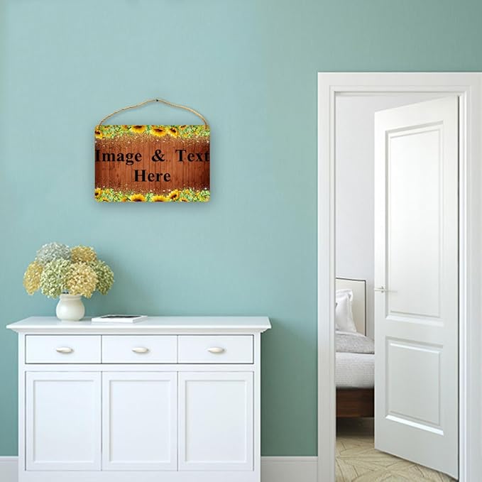 Personalized Custom Decorative Signs Plaques Wooden Hanging Wall Sign, Boys Girls Bedroom Art Wall Decor Custom Name Kids Baby Nursery Plaque