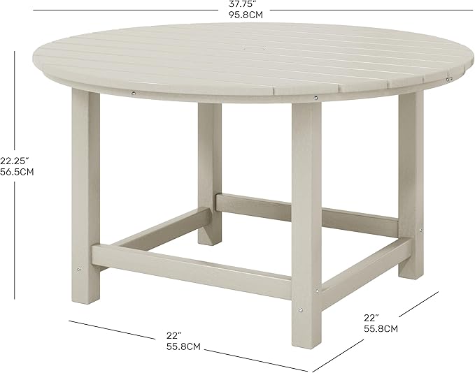 Costaelm Kids Dinner Table, Toddler Play Desk Student Desk Outdoor Childrens Picnic Tables for Children Arts & Crafts, Snack Time, Multi-Activity Table for Ages 2-8 in Home/Outside, Sand