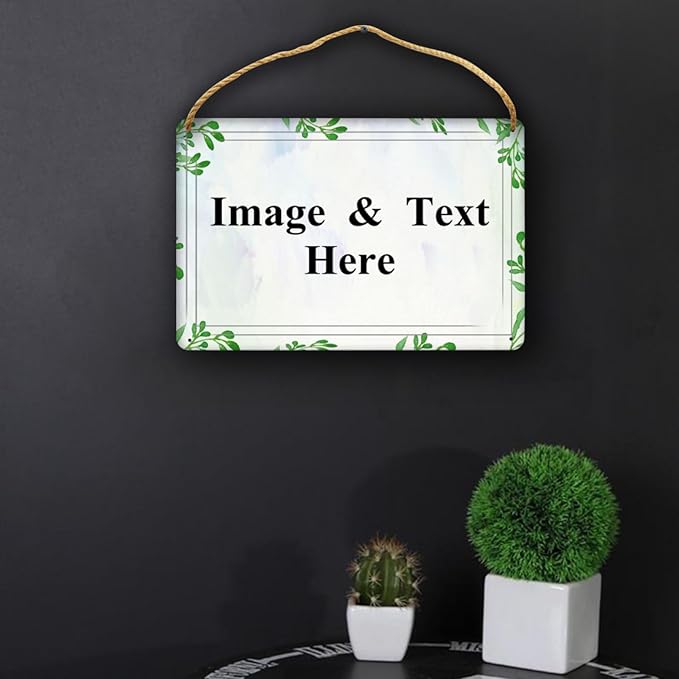 RETEHULO Personalized Custom Decorative Signs Plaques Wooden Hanging Wall Sign, Boys Girls Bedroom Art Wall Decor Custom Name Kids Baby Nursery Plaque