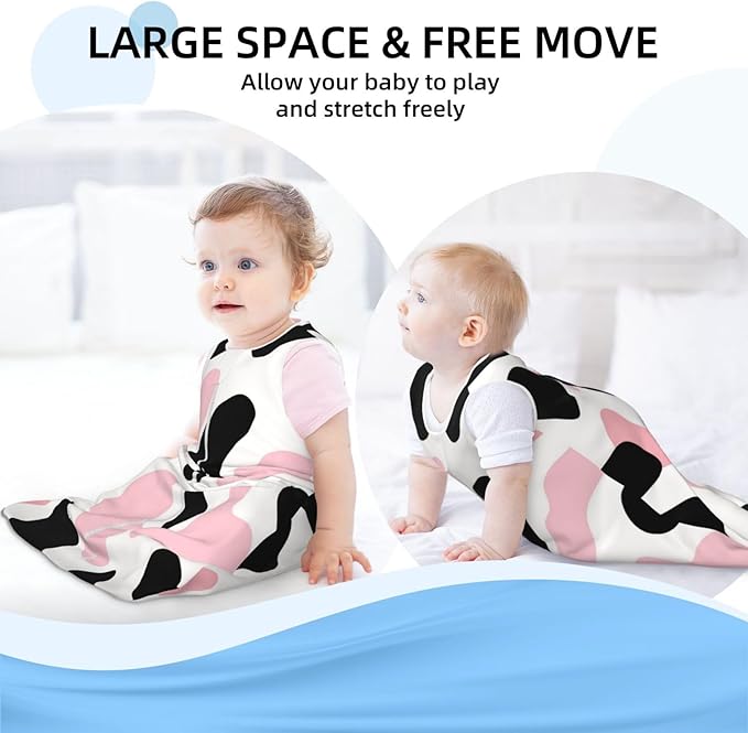 Baby Sleep Sack Sleeveless Sleeping Bag Wearable Blanket Soft Breathable Toddler Sleep Bag Colorful Dinosaur