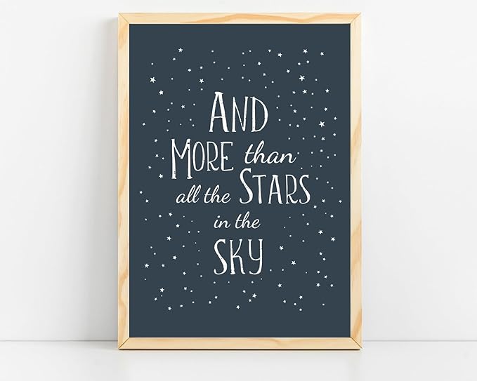 VUVUKU Space Themed Nursery Prints Outer Wall Art For Baby Boy Room Stars Galaxies Planets Kids Decor Bedroom Poster Playroom