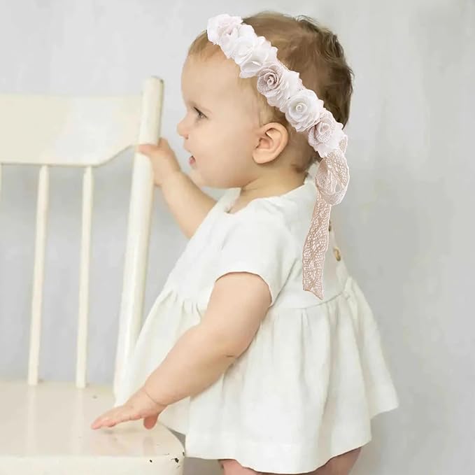 Hairband, New Model Children Girl Lace Flower Headbands, 2pcs Hair Accessories, Gift for Children