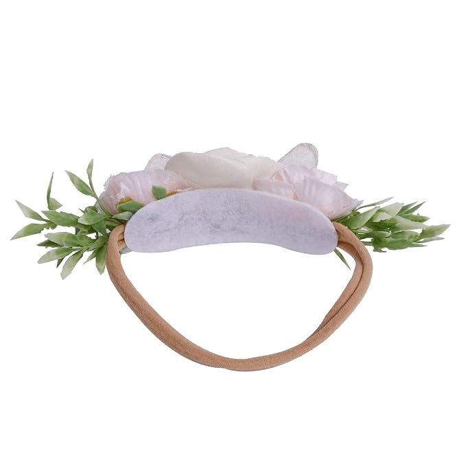 Baby Girl Floral Headbands Hair Bows Bunny Easter Headband Flower Crown Newborn Toddler Hair Accessories （1-6 years old）