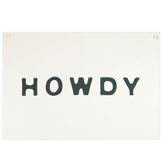 Boho Western Howdy Rectangular Banner Flag Wall Art Decor Gift for Kids Teen Women Men,Office Home Living Room Bedroom Decor Garden-Howdy Rectangular Banner Collection-Birthday Christmas Gift