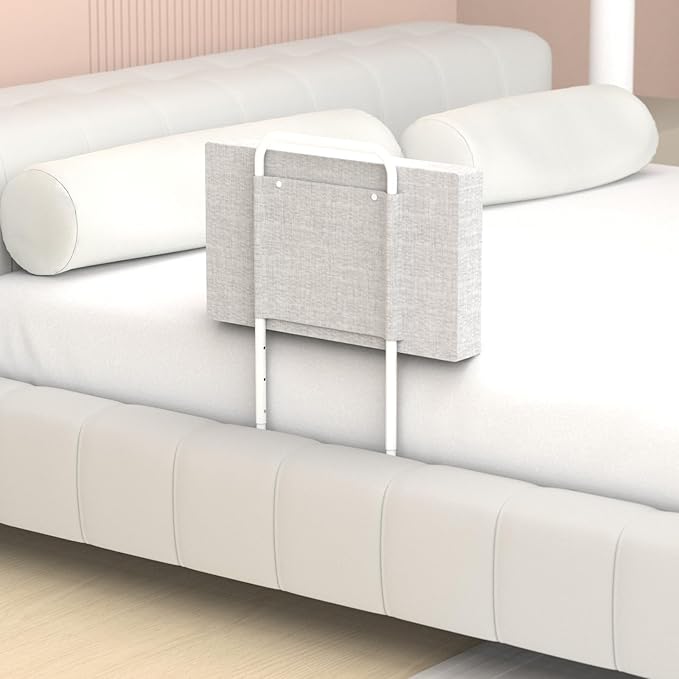 Bed Rail Guards for Toddlers, Adjustable Bed Rails with Safety, Bed Side Rails for Twin, Full, Queen Bunk Size (Grey, 1 Pack)