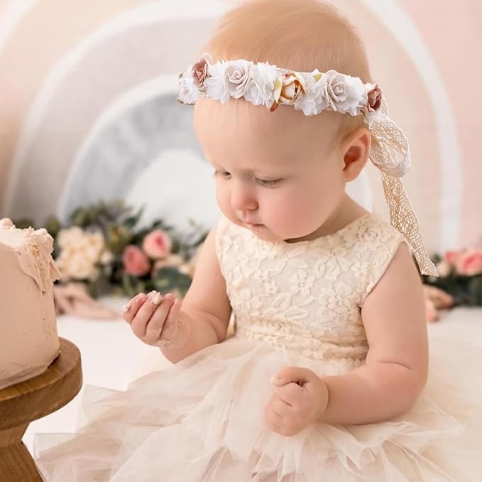 Hairband, New Model Children Girl Lace Flower Headbands, 2pcs Hair Accessories, Gift for Children