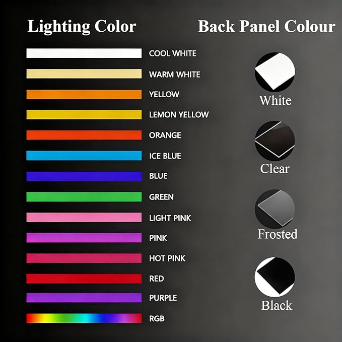 Custom Backlit Acrylic Logo Sign, Light Up Signs - Personalized Illuminated Logo Sign with Floating Acrylic Design for Retail Stores, Restaurants, Offices, and Hair Studios