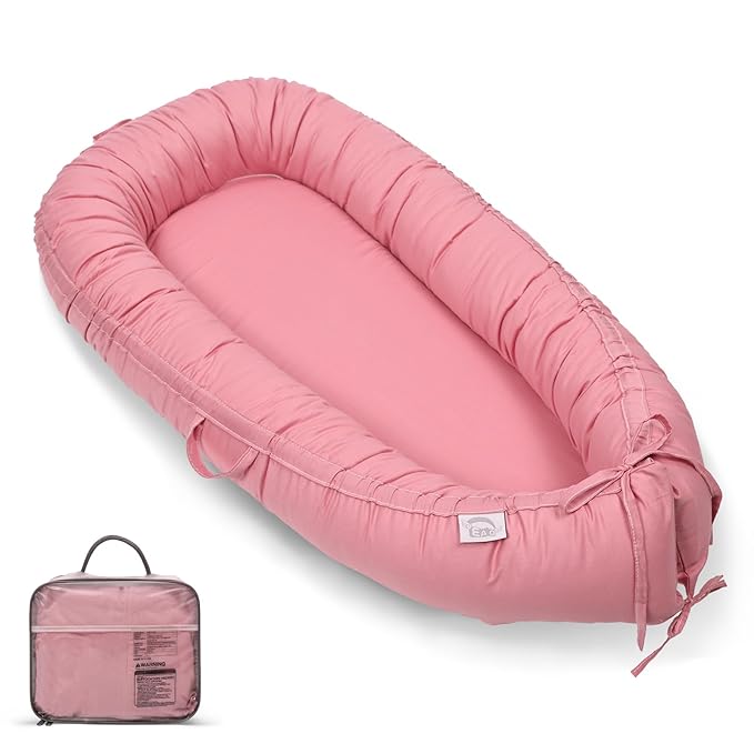 Baby Lounger, Infant Lounger for Newborn,Portable Baby Nest Cover Breathable & Soft, Newborn Essentials