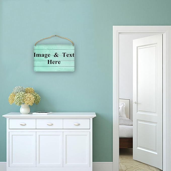 RETEHULO Personalized Custom Decorative Signs Plaques Wooden Hanging Wall Sign, Boys Girls Bedroom Art Wall Decor Custom Name Kids Baby Nursery Plaque
