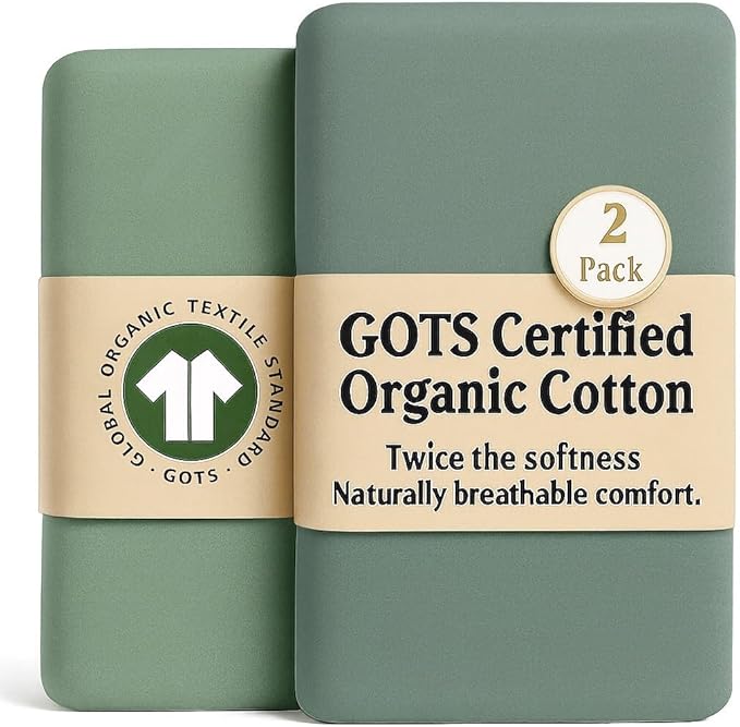 GOTS 100% Organic Bassinet Sheets - Luxurious Turkish Cotton for Halo, SNOO, Dream on Me Karley & Lacy, Delta Children and Simmons Kids City Sleeper Oval or Rectangle Bassinet Bed Pads or Mattresses