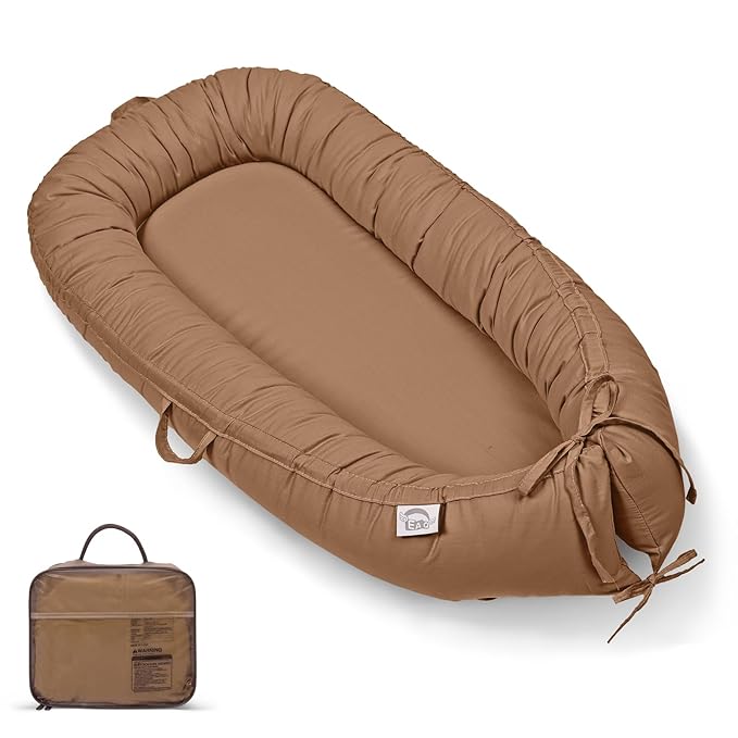 Baby Lounger, Infant Lounger for Newborn,Portable Baby Nest Cover Breathable & Soft, Newborn Essentials