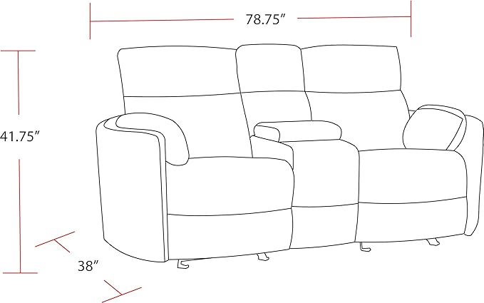 Parker Living Radius - Mega Ivory Power Glider Reclining Console Loveseat