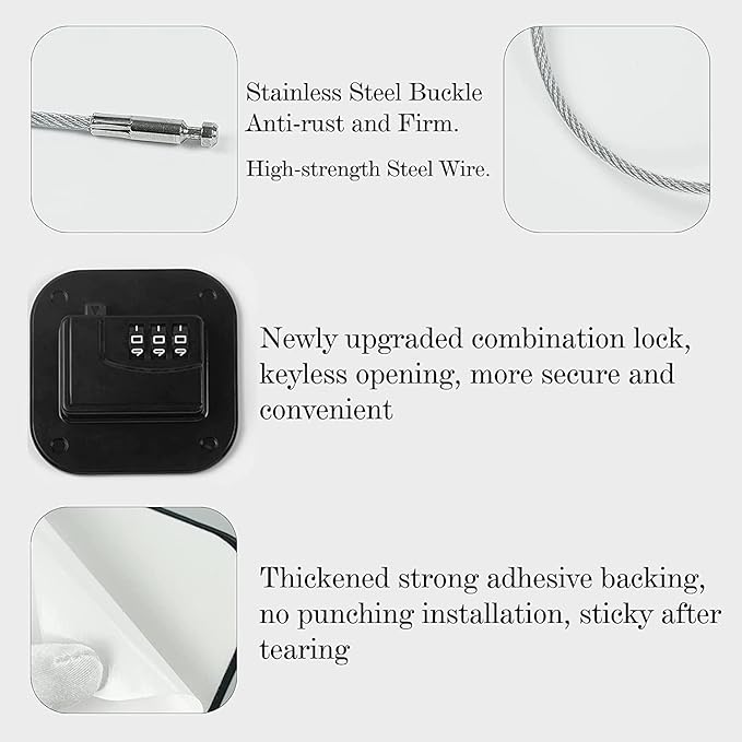Refrigerator Lock Fridge Locks for Kids Keyless Child Safety Cabinet Locks for Cabinets Closets Drawers Window Electrical Appliances