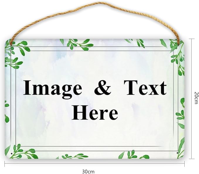 RETEHULO Personalized Custom Decorative Signs Plaques Wooden Hanging Wall Sign, Boys Girls Bedroom Art Wall Decor Custom Name Kids Baby Nursery Plaque