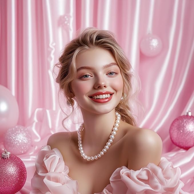 10x10ft Wrinkle Free Pink Backdrop Curtains for Parties Pink Fabric Curtain Backdrop Drapes for Wedding Arch Party Ceremony Stage Decoration