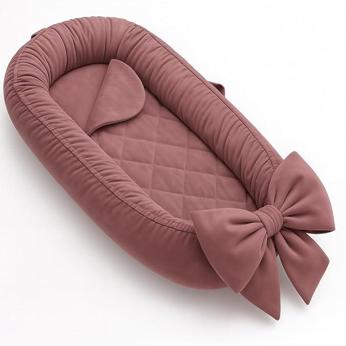 Baby Lounger, Infant Lounger for Newborn,Portable Baby Nest Cover Breathable & Soft, Newborn Essentials