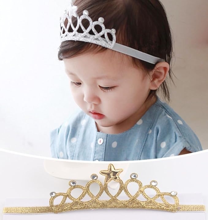 DANMY Baby Girl Super Elastic Headband Toddler Hair Band Soft Headwrap Crown Children Hair Accessories