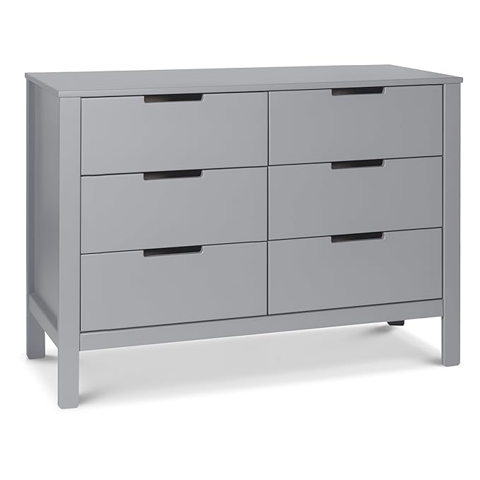 Carter's by DaVinci Colby 6-Drawer Dresser in Washed Natural, Grey, (F11926G)