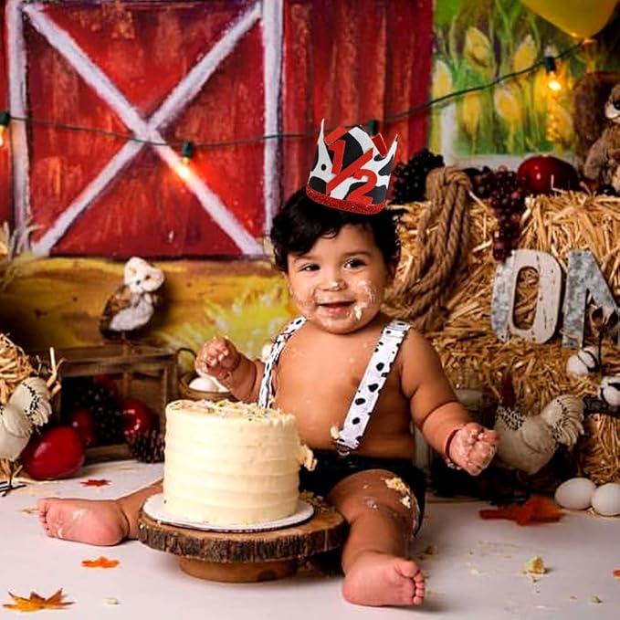 1/2 st Birthday Hat, Birthday Party Decorations, Kids Party Props Shooting, Party Supplies