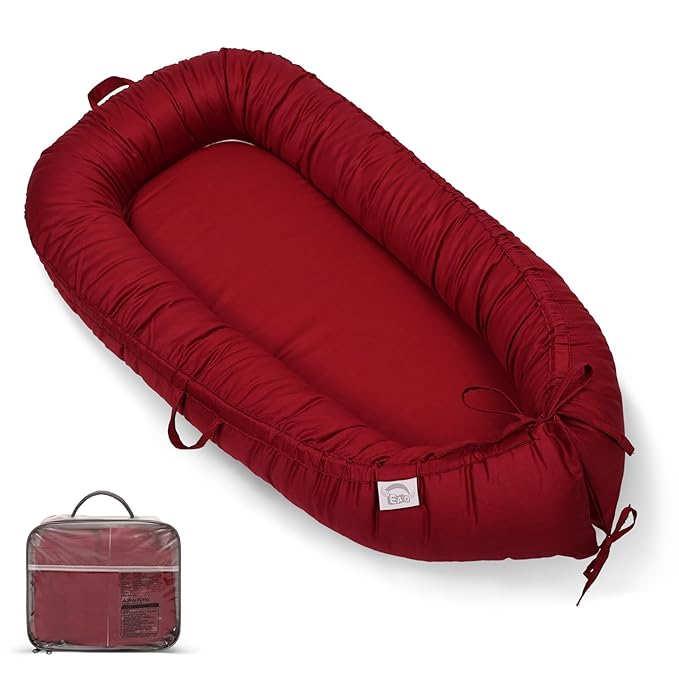 Baby Lounger, Infant Lounger for Newborn,Portable Baby Nest Cover Breathable & Soft, Newborn Essentials