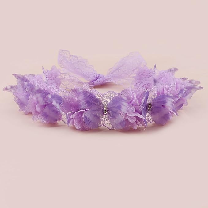 New Model Children Girl Lace Headbands Lace Flower Hairbands 2pcs Hair Accessories Gift for Children (lace-3)