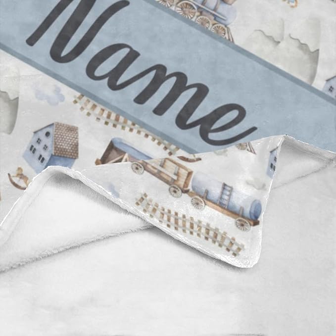 Personalized Baby Blanket With Name, Custom Blanket Name For Adult, Baby Blanket Boys Girls, Best Gift Baby Blanket, Blanket Kids Fleece and Sherpa Blanket Full Size DT7