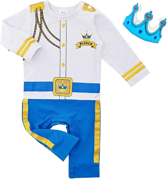 Baby Boys Charming Prince Astronaut Doctor Outfit Newborn Infant Girls Halloween Vampire Bats Cosplay Costumes