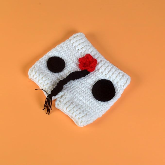 Baby Photography Props Cow Hat Crochet Shorts Infant Photoshooting Outfit Photo Posing Suit Photo Outfi PhotoShooting Clothes