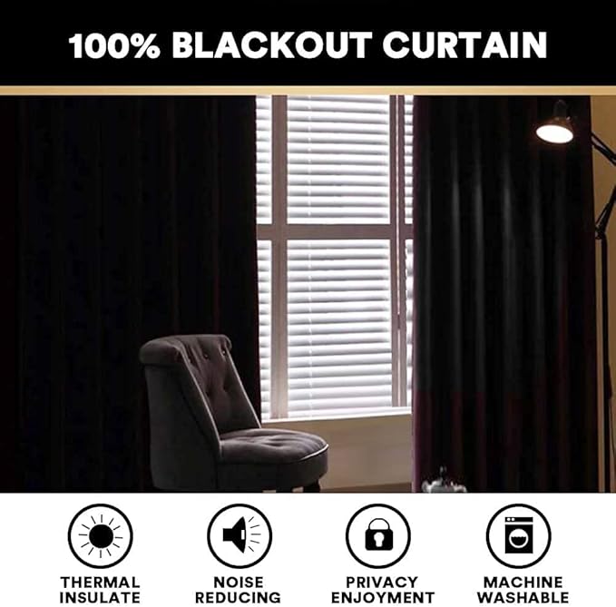 PrinceDeco Linen Blackout Curtains 84 inch Length 2 Panels Set 100% Blackout Linen Texture Curtains for Bedroom Living Room Window Treatment Drapes with White Liner,Bleached Sand,42" W x 84" L