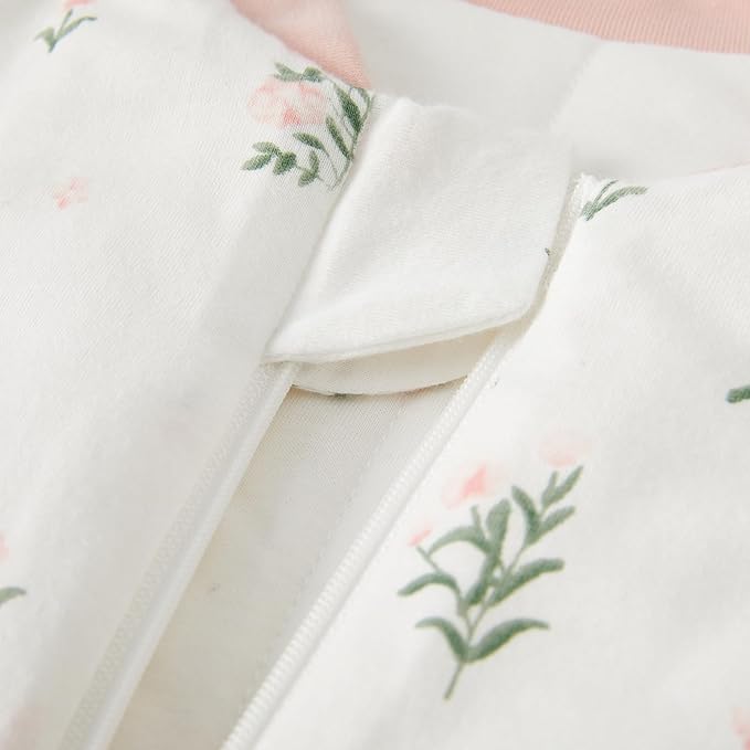 Duomiaomiao 3.5 TOG Baby Sleep Sack Cotton Winter Long Sleeve Baby Wearable Blanket, Super Warm Quilted Comfy Toddler Sleeping Sack