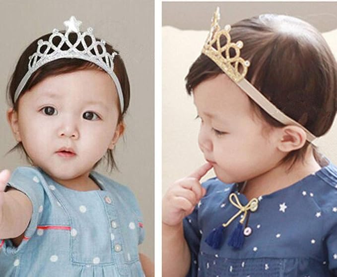 DANMY Baby Girl Super Elastic Headband Toddler Hair Band Soft Headwrap Crown Children Hair Accessories