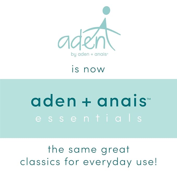 aden + anais Aden Swaddle Blanket, Muslin Blankets for Girls & Boys, Baby Receiving Swaddles, Ideal Newborn Gifts, Unisex Infant Shower Items, Wearable Swaddling Set, 4 Pk, Minnie Mouse Rainbows