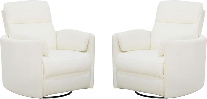 Parker Living Radius - Revel Oyster Power Swivel Glider Recliner Two Pack for Adults with USB and Type-C Ports, Single Sofa Chair for Living Room
