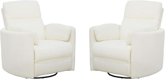 Parker Living Radius - Revel Oyster Power Swivel Glider Recliner Two Pack for Adults with USB and Type-C Ports, Single Sofa Chair for Living Room