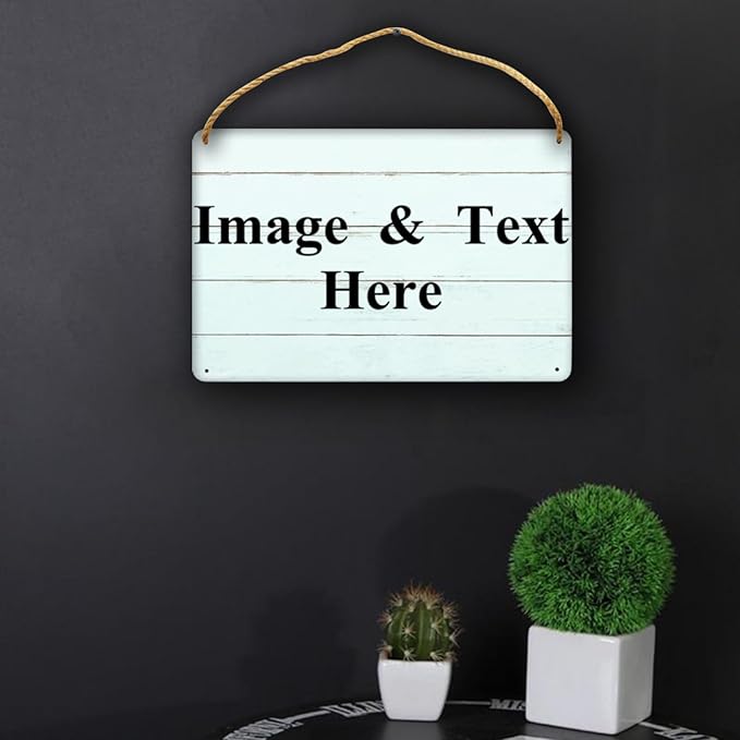 RETEHULO Personalized Custom Decorative Signs Plaques Wooden Hanging Wall Sign, Boys Girls Bedroom Art Wall Decor Custom Name Kids Baby Nursery Plaque