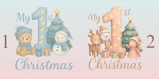 Personalized Baby's First Christmas Blanket, Custom Teddy Bear Snowman Baby Name Christmas Blanket, Soft Fleece Or Sherpa Throw, Baby Shower, Made in USA