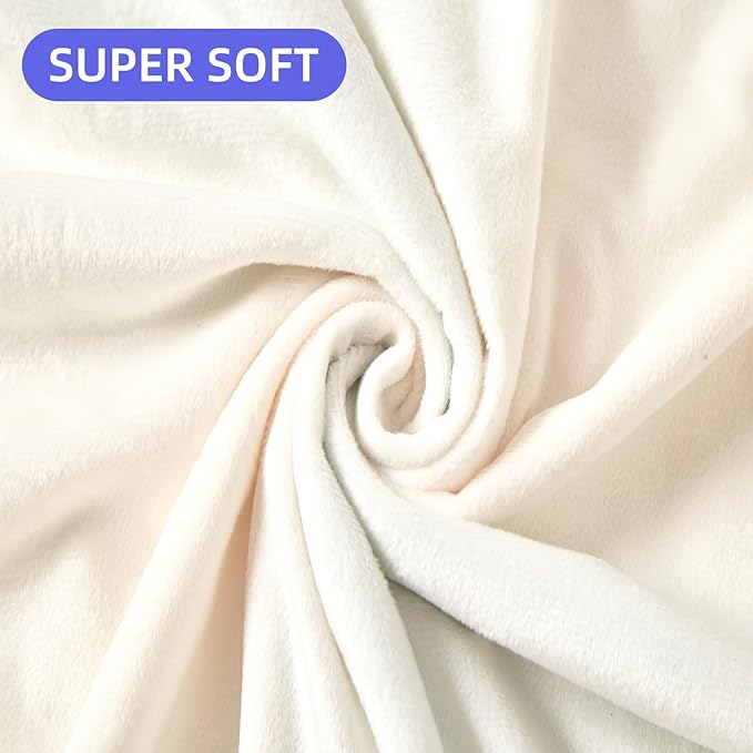 iEvolve Baby Nursery Bed Blankets Ultra Soft Double Layer Mini Blanket Minky Blanket Receiving Blankets Shower Gifts(Blue,30 * 47in)